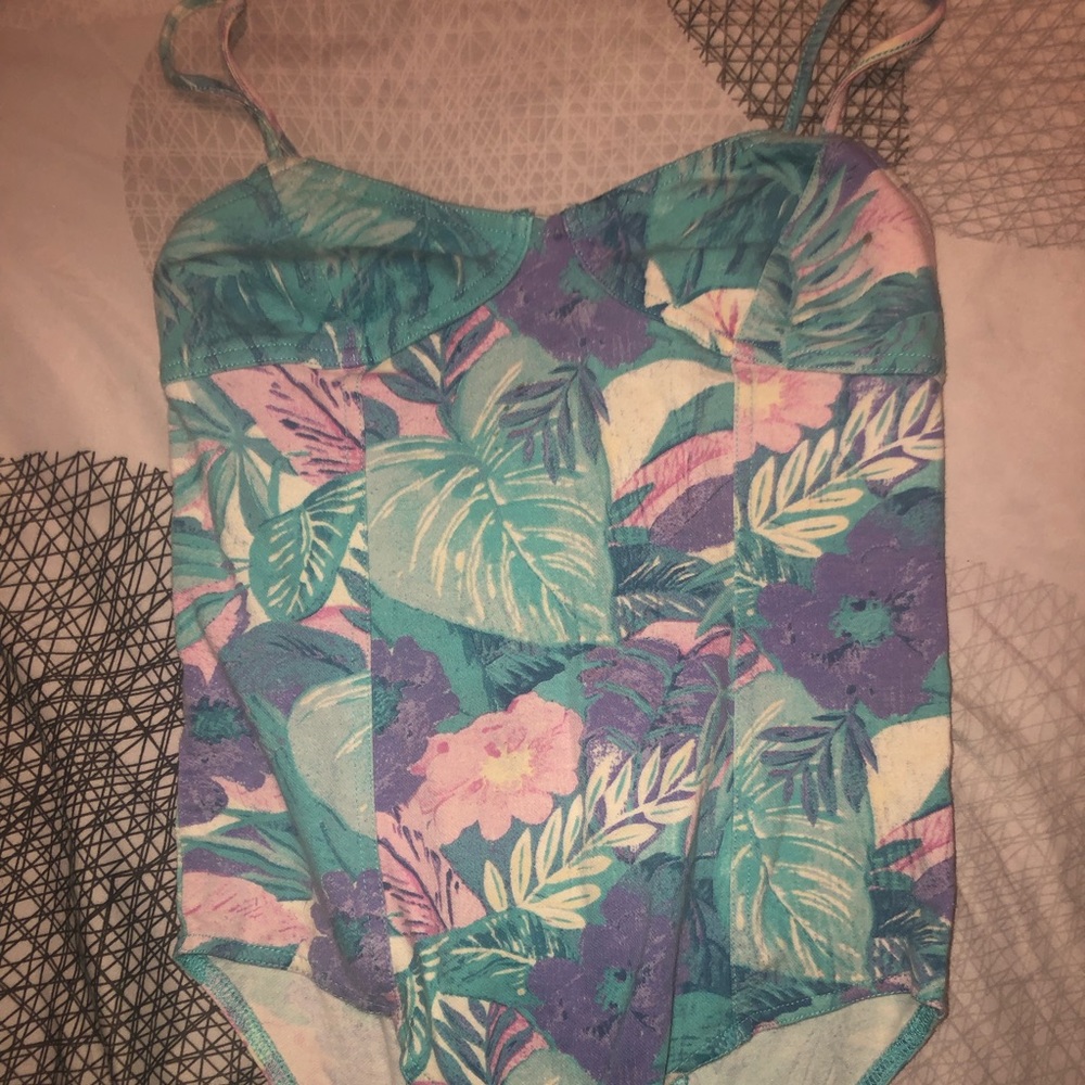 Tropical body suit